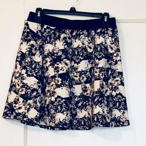 Target floral skater mini skirt